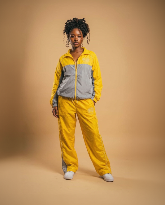 Yellow and Grey Tracksuit
